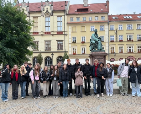Wycieczka uczniów klasy 2TE do Wrocławia